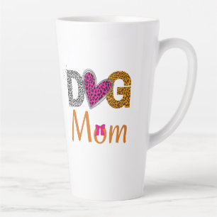 Hundemama Leopard Print/Trendy Geschenk für Hunde  Milchtasse