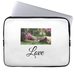 Hundemama Liebe Name Text Haustiername Liebhaber Laptopschutzhülle