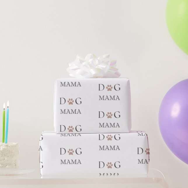 Hundemama, Muttertag- und Geburtstagsgeschenk für  Geschenkpapier (Partygeschenke)