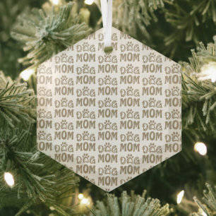 Hundemama Ornament Aus Glas