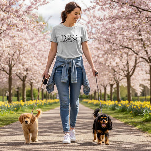 Hundemama Pfotenabdruck T-Shirt
