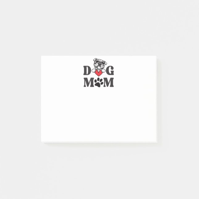 Hundemama Post-it Klebezettel (Vorderseite)