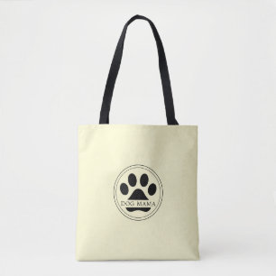 Hundemama-Tasche mit individuellem Text und Pfoten