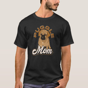 Hundemama Tierbesitzer Tier Hundemütter Tag Puggle T-Shirt