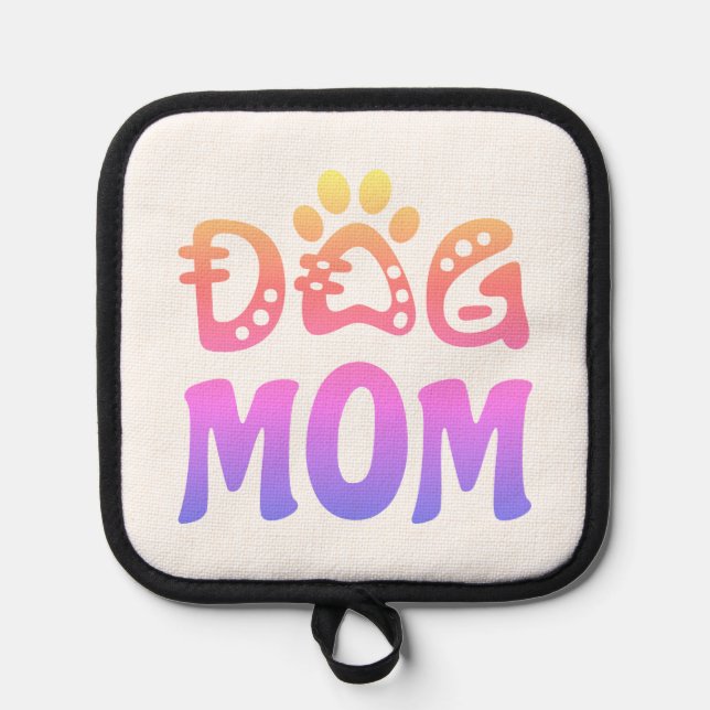 Hundemama Topflappen (Vorderseite)