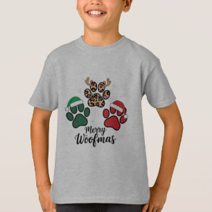 Hundemama Weihnachten Frohe Woofmas Hunde Liebhabe T-Shirt