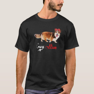 Hundemama Welpenmutter Corgi T-Shirt