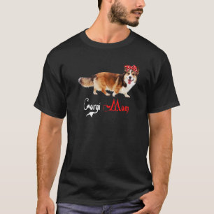 Hundemama Welpenmutter Corgi T-Shirt