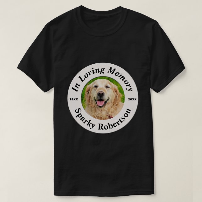 Hundememorandum| Foto hinzufügen T-Shirt (Design vorne)