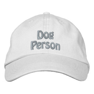 'Hundemensch'-Geschenk für stolze Hundeeltern und Bestickte Baseballkappe