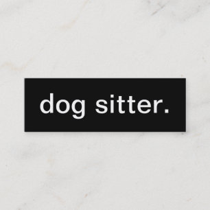 HundeModell-Visitenkarte Mini Visitenkarte