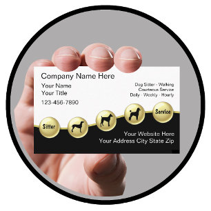 HundeModell-Visitenkarten Visitenkarte