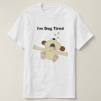 Hundemüdes personalisiertes T-Shirt