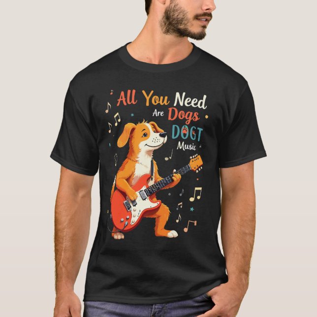 Hundemusik T-Shirt (Vorderseite)