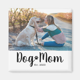 Hundemutter Etabliert Foto-Geschenkmagnet Magnet
