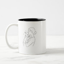 Hundemutter-Geschenk Kaffeetasse Minimalistische S