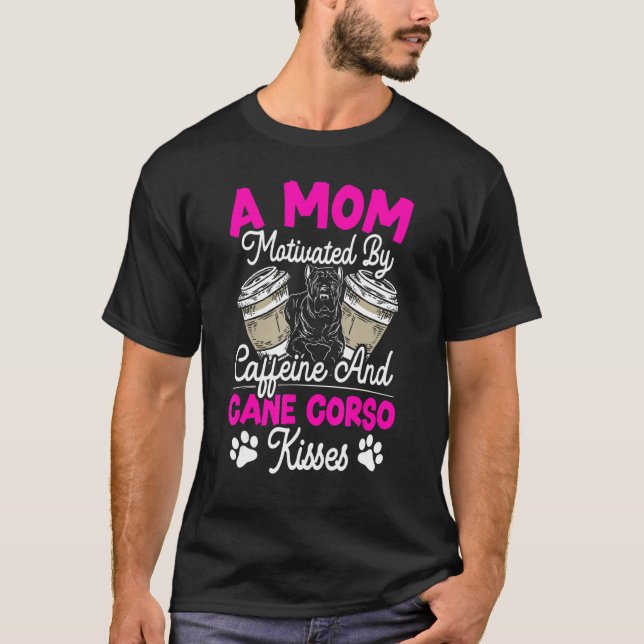 Hundemutter Mastiff Cane Corso Mutter Hunderasse T-Shirt (Vorderseite)