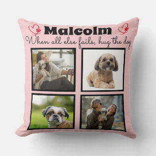 Hundensammlung - 4 Fotos nach Maß Kissen