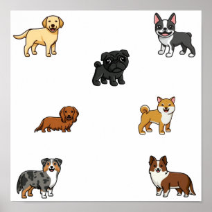 Hundensammlung Poster