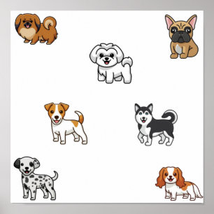 Hundensammlung Poster