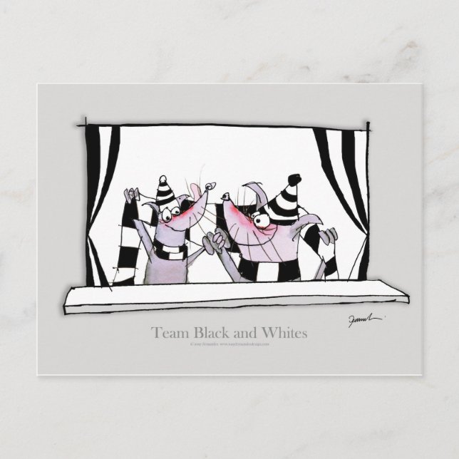 Hundenteam Postkarte (Vorderseite)