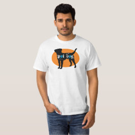 Hundeorange Oval Hawaiis Poi T-Shirt