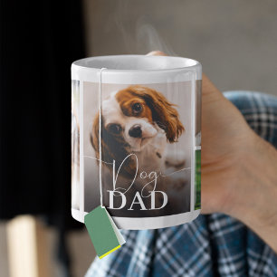 Hundepapa 5 Foto-Collage Kaffeetasse