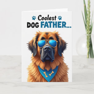 Hundepapa Cool Portrait Karte