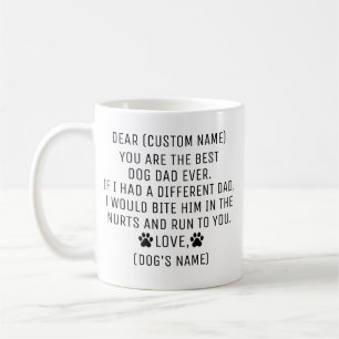 Hundepapa-Geschenk, Vatertag Hundepapa-Geschenk, Kaffeetasse