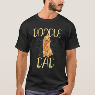Hundepapa Golden Doodle bester Golden Retriever Pa T-Shirt