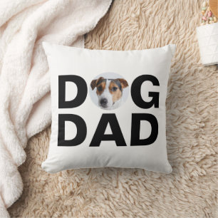 Hundepapa, individuelles Foto, Geschenk für den Va Kissen