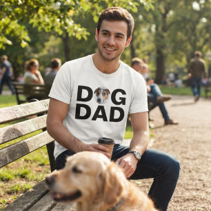 Hundepapa, individuelles Foto-Vater-Geschenk-T-Shi T-Shirt