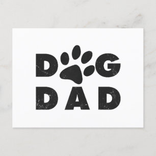 Hundepapa Klassiker Feiertagspostkarte