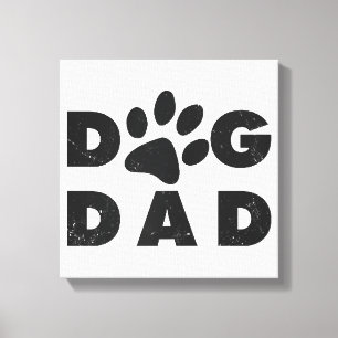 Hundepapa Klassiker Leinwanddruck