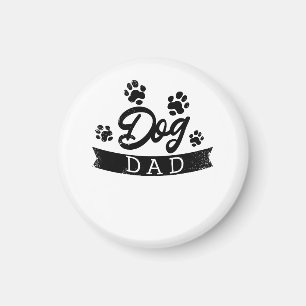 Hundepapa Lustiges Design - Geschenkidee für Hunde Magnet