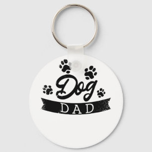 Hundepapa Lustiges Design - Geschenkidee für Hunde Schlüsselanhänger