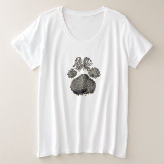 Hundepapierprint plus T - Shirt