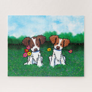 Hundepark Brittany Hunde KiniArt Puzzle