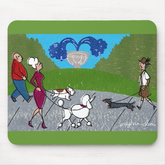 Hundepark Mousepad (Vorne)