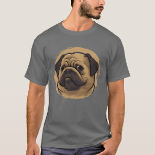 Hundepate Hund Papa Hund Mama Hunde Liebhaber Pug T-Shirt