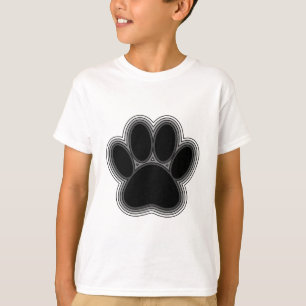 Hundepaw mit Konturen T-Shirt