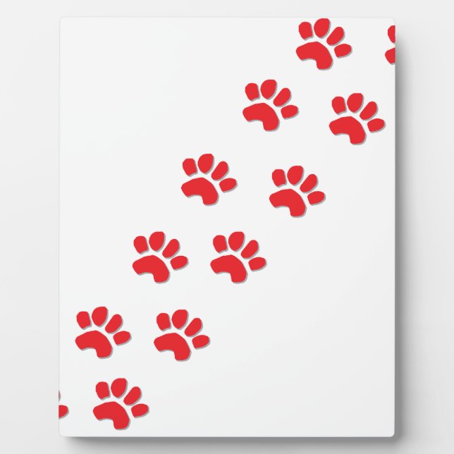 Hundepaws Fotoplatte (Vorderseite)
