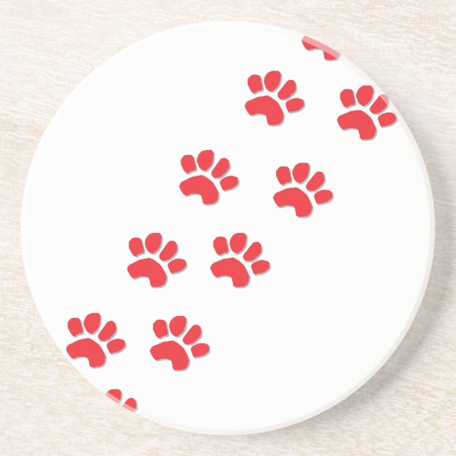Hundepaws Getränkeuntersetzer (Vorne)