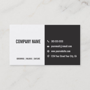 Hundepflegenkunden-Empfehlungs-Karte Empfehlungskarte