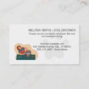 Hundepfote   Tierpflege   Hundefriseur Visitenkarte