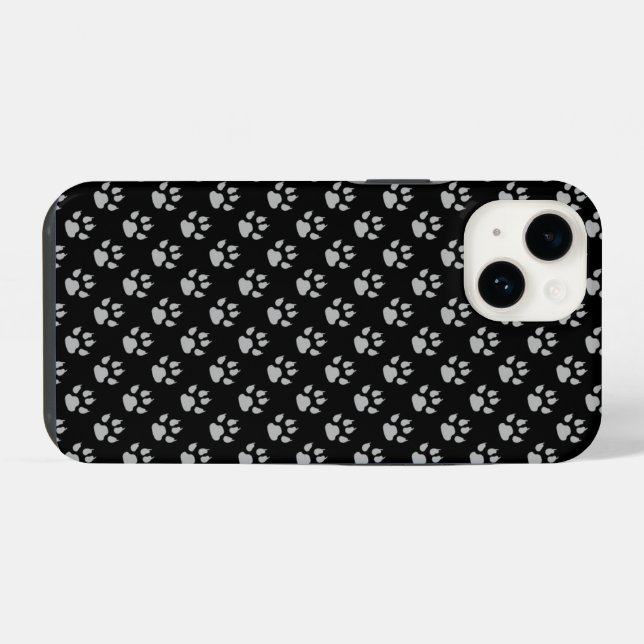 Hundepfoten iPhone Hülle (Rückseite (Horizontal))