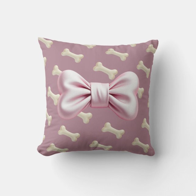 Hundepink Kissen (Vorderseite)