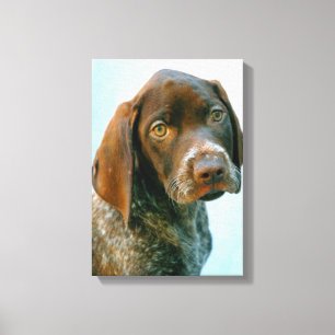 Hundeportrait Leinwanddruck