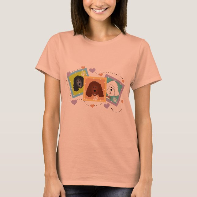 Hundeporträt T-Shirts und Geschenke (Vorderseite)