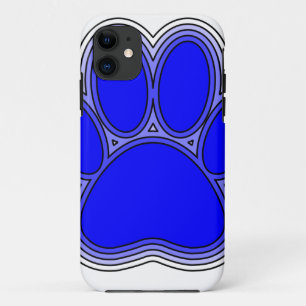 Hundepuppe in blau mit Konturen Case-Mate iPhone Hülle